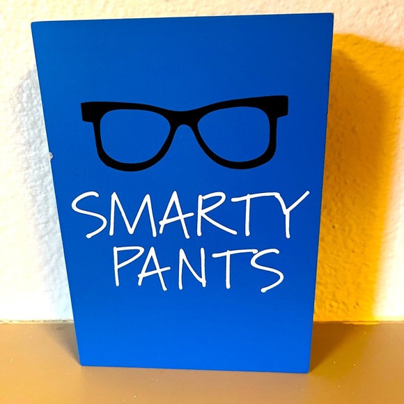 “Smarty Pants” 6x8 cute mini canvas - Picture 1 of 9